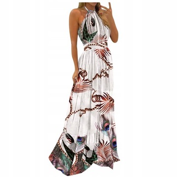 Letnia sukienka maxi w stylu boho