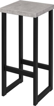 HOKER Taboret Stołek Loft 74cm do kuchni salonu