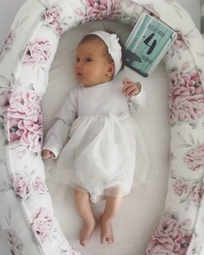 IN BLOSSOM двусторонний бамбуковый детский кокон