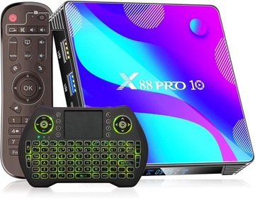 Android TV Box 11.0, Smart Android TV Box 2 GB RAM 16 GB ROM RK3318 Czterordzeniowy