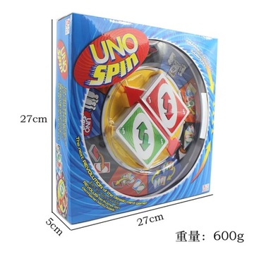 UNO Games SPIN Карточная настольная игра Семейная забавная E