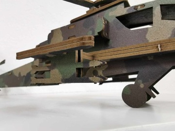 3D пазл Сборная модель ВЕРТОЛЕТА BOEING APACHE