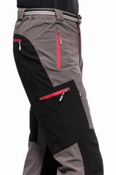 Трекинговые брюки Vino Softshell - Серый - Красный L