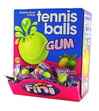Guma Balonowa Fini Tennis Balls z nadzieniem200szt
