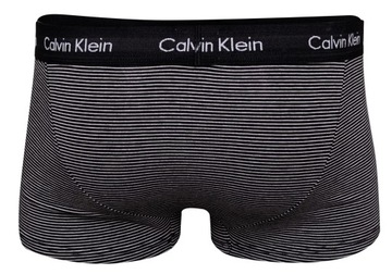 Bokserki męskie Calvin Klein Underwear Low Rise Trunk XL 3Pack Czarny/Biały