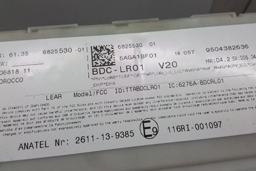 MODUL POHODĚ BMW I3 (I01) 6825530 0.6L HYBRID 125KW 2016