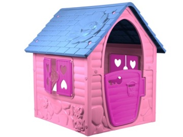Будиночок Садовий Для Дітей 456 Рожевий Відкривні Вікна Двері 106 см Великий