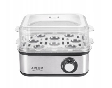 Adler AD44861 яйцеварка серебристый/серый