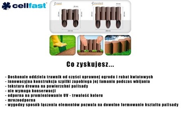 CELLFAST PALISADE КРОМКА ЗАБОРА ВЫСОКА 34-041