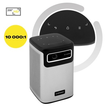 Портативный проектор 4K-проектор FOCUS KEYSTONE 9,0 200 дюймов + ШТАТИВ ДИСТАНЦИОННОГО ЧЕХОЛА