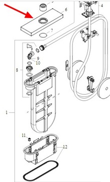 HANSGROHE sBox Rosette 93504000 Внешний элемент