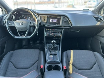 Seat Leon III ST Facelifting 2.0 TDI 150KM 2017 Seat Leon 2.0 TDi 150KM 2017 FR serwisowany kamera, zdjęcie 4