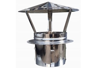 DASZEK NA KOMIN SYSTEMOWY ZAKOŃCZENIE FI 200 INOX