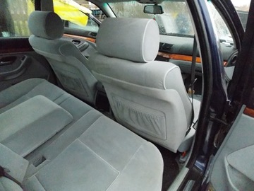 ВЕЛЮРОВЫЕ ПЕРЕДНИЕ СИДЕНИЯ BMW E39 5 95-04 СВЕТЛО-СЕРЫЙ НИЦЦА