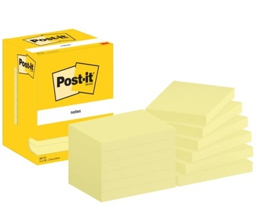 KARTECZKI SAMOPRZYLEPNE POST-IT 102X76 12x100 kartek
