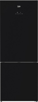 Lodówka Beko RCNE560E60ZGBHN CZARNE SZKŁO 70CM