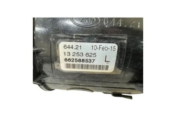 HALOGEN LEVÝ PŘEDNÍ OPEL CORSA E VAN 13253625 1.0L GASOLINE 66KW 2015