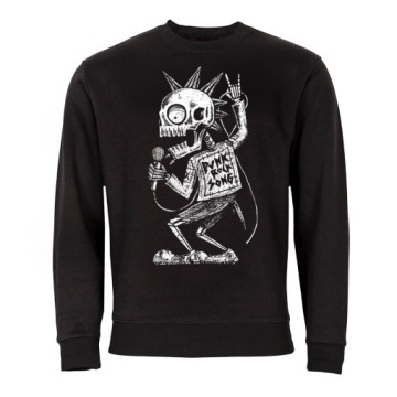 CZARNA BLUZA MUZYCZNA DLA MUZYKA PUNK ROCK SONG