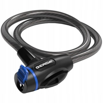 Zapięcie Rowerowe Pętla, Korpus Okrągły, Czarny Flex 650/10T