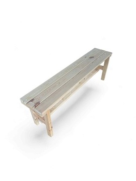 ŁAWKA OGRODOWA DREWNIANA WYTRZYMAŁA STABILNA TRWAŁA NOWOŚĆ 200 cm