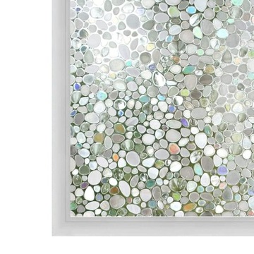 FOLIA OKIENNA OKLEINA WITRAŻ DO SZYB FOLIA MASKUJĄCA BEZ KLEJU STATYCZNA