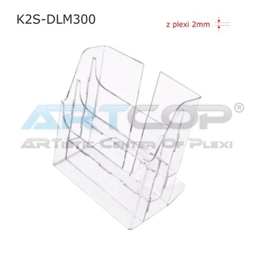 3 DL Kieszeń Kaskadowa, Stojak na ulotki z PLEXI M