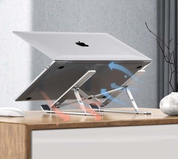 АЛЮМИНИЕВАЯ ПОДСТАВКА ДЛЯ ПОДСТАВКИ ДЛЯ НОУТБУКА и ПЛАНШЕТА