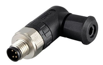 Wtyk męski kątowy M8 4-piny (42-00027) Conec