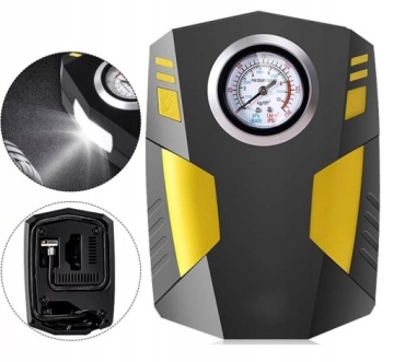 АВТОМОБИЛЬНЫЙ КОМПРЕССОР Насос, компрессор 12В, манометр для велосипедных шин