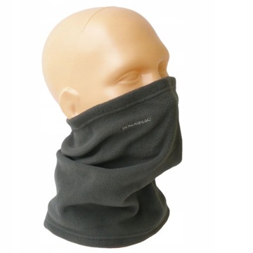 Флисовый шарф Solognac, большой, мягкий, теплый, цвета хаки.