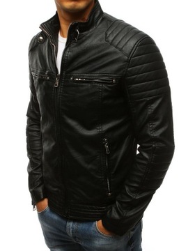 Черная кожаная куртка TX3265 - XXL