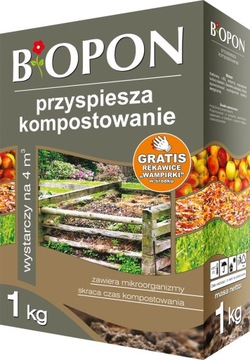 BROS PRZYSPIESZA KOMPOSTOWANIE KOMPOSTER NAWÓZ 1KG