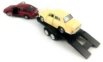 КОМПЛЕКТ WELLY 2-PACK POLONEZ CARO PLUS + FIAT 126p 1:34
