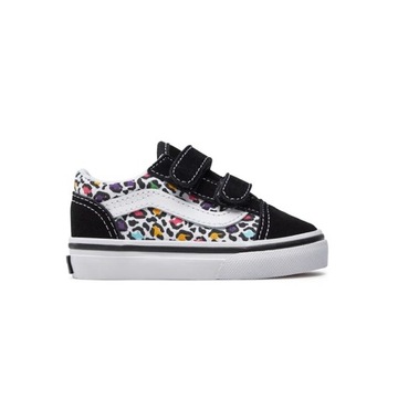 Vans Buty Dziecięce Old Skool V Animal Pop Black Multicolour 25
