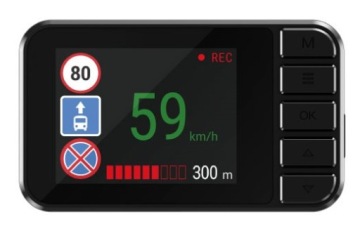 Автомобильная камера Navitel R385 GPS + карта памяти Samsung Evo Plus 64 Гб