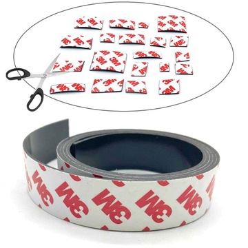 ЛЕНТА СТАЛЬНАЯ ФЕРРОМАГНИТНАЯ САМОКЛЕЯЩАЯСЯ 25мм