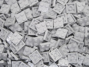 LEGO Płytka 2x2 jasny szary 3022 20szt