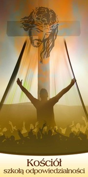 BANER NA BOŻE CIAŁO 125X250cm ozdoba ołtarz (B69)