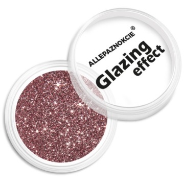 Блестящая пыль GLAZING EFFECT ROSE 2,5г розовое золото