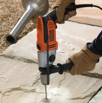 Ударная дрель 1100 Вт + чемодан Black Decker