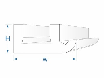 ELHARE Подвесной потолок Светодиодный галогенный карниз LH6A