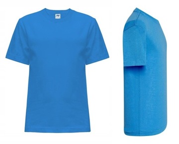 T-SHIRT DZIECIĘCY koszulka JHK TSRK-150 lazurowa 7-8 AZ 134