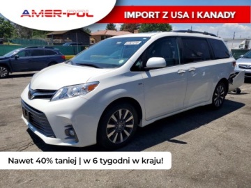 Toyota Sienna III 2019 Toyota Sienna TOYOTA SIENNA XLE PREMIUM 7-PASSENGER 3.5 Benzyna 278KM