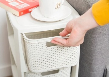 КНИЖНЫЙ ШКАФ, СУНДУК, ПОЛКА ДЛЯ ШКАФА, СТОЙКА С 5 КОРЗИНАМИ ИЗ РОТАГА КОРЗИНЫ ДЛЯ ВАННОЙ КОМНАТЫ BRANQ