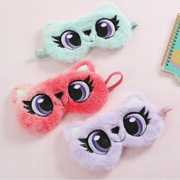 Plush Panda Sleeping Mask Eyepatch Cartoon Eye