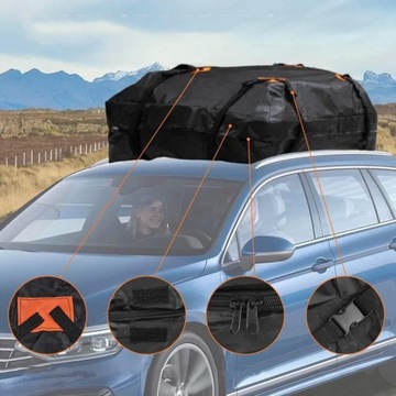 КУБИЧНАЯ СУМКА ДЛЯ БАГАЖА НА КРЫШЕ ВОДОНЕПРОНИЦАЕМАЯ СУМКА ДЛЯ БАГАЖА НА КРЫШЕ