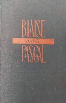 MYŚLI Blaise Pascal PAX 1972 twarda