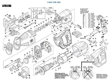 Электронный модуль пилы BOSCH GSA1300PCE 200