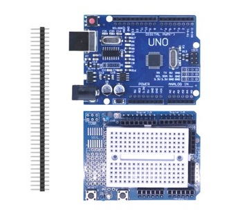 UNO R3 ATMEGA328P 16MHz klon + shield