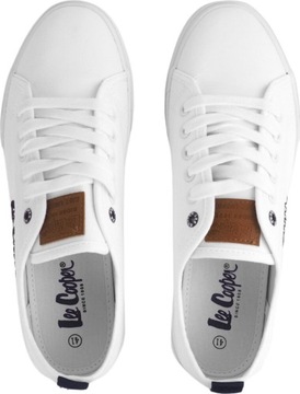 BUTY TRAMPKI SNEAKERSY MIEJSKIE MĘSKIE LEE COOPER BIAŁE LCW-23-31-1821 r 43